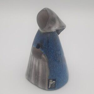 Vintage ELSI BOURELIUS Ceramic Pottery Figure Jie VerkStad SWEDEN FLOWER Vase 4"